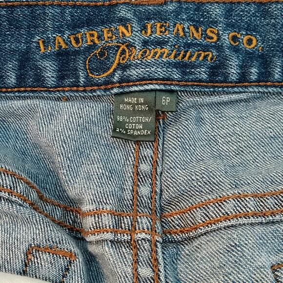 Lauren Jeans Co Premium Bootcut Jeans size 6 Petite - Picture 3 of 16